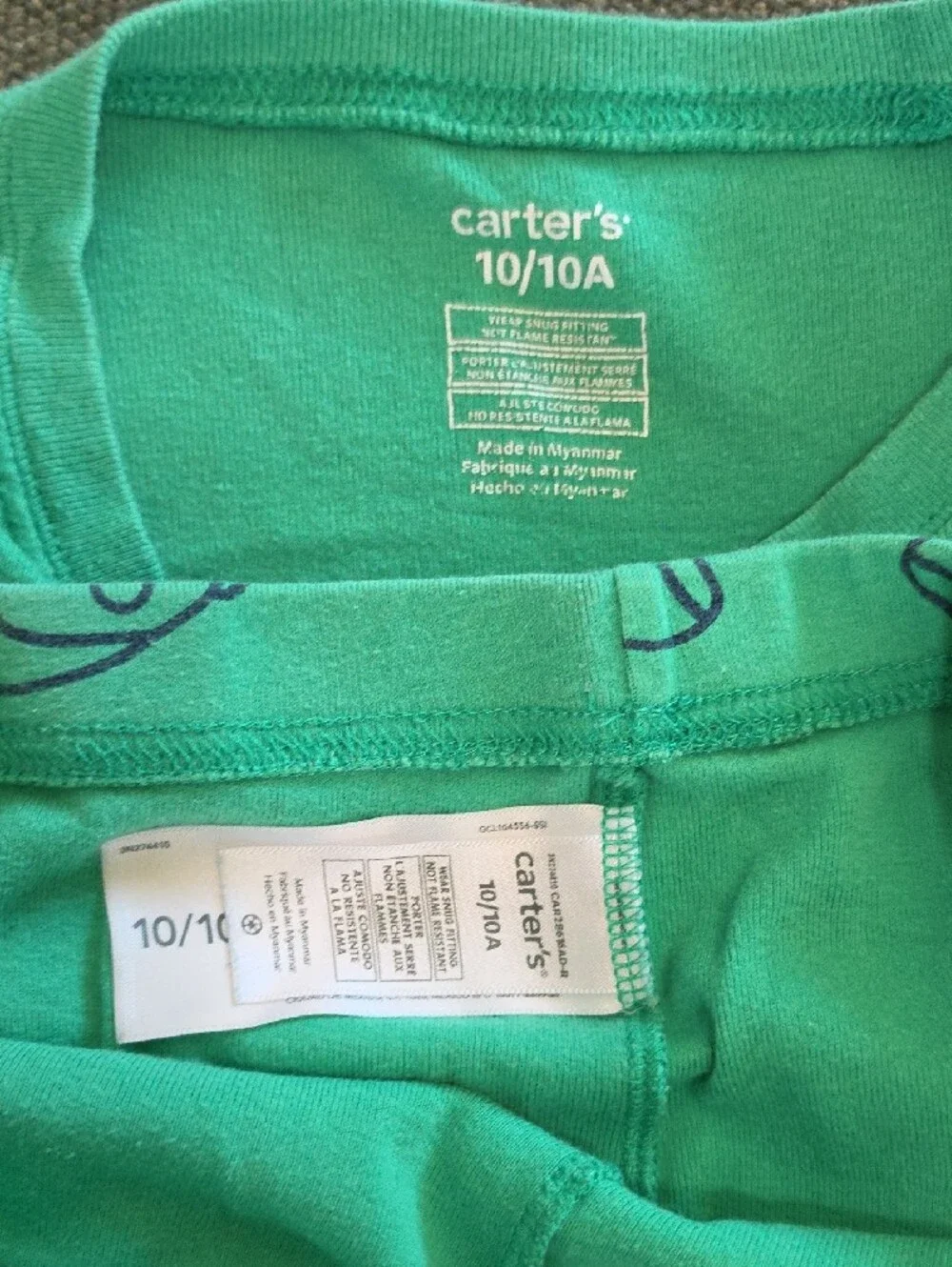 Carter's Kids Pajama Set Of 3 Shorts And Tops